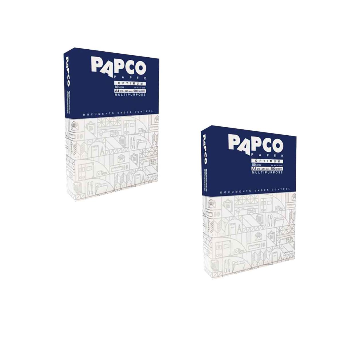 کاغذ A4 پاپکو مدل اپتیموم کد DR110 بسته 1000 عددی