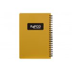 دفتر یادداشت 100 برگ پاپکو مدل متالیک بسته 2 عددی